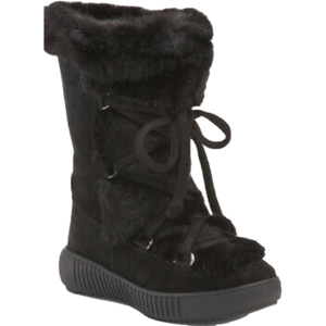 NWOB Oscar Faux fur Black boot